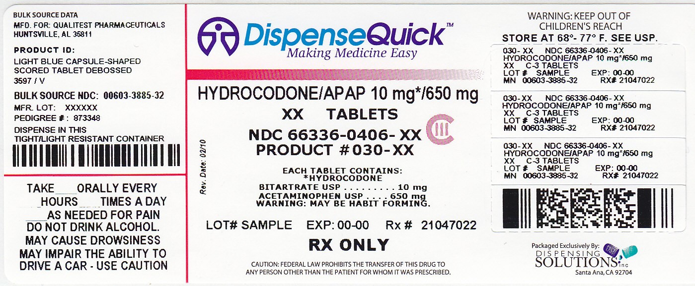 Hydrocodone Bitartrate And Acetaminophen